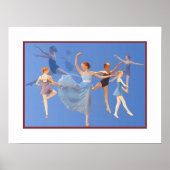 Poster Six Ballerinas Dancing (Devant)
