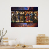 Poster SIX JOURS DE LA CRÉATION DES ANGES par Edward Burn (Cuisine)