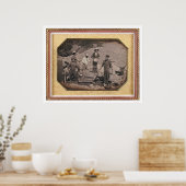 Poster Six mineurs avec rocker, broches... (40046) (Cuisine)