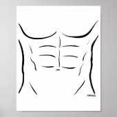 Poster Six Pack Abs (Devant)