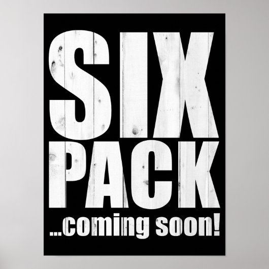 Poster Six pack ... bientôt ! (Devant)