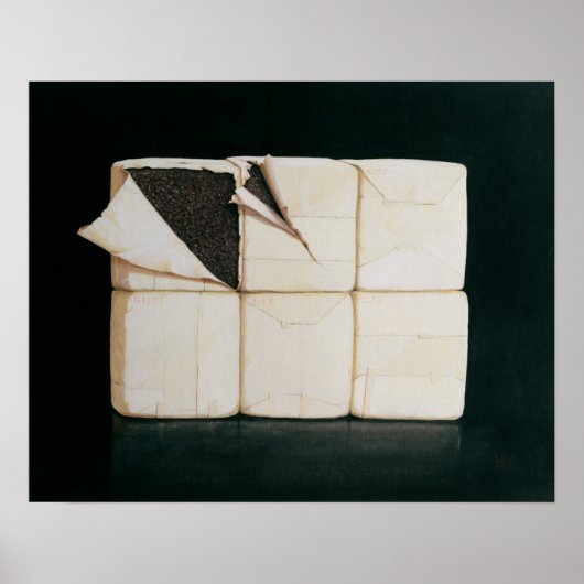 Poster Six Paquets empilés (Devant)