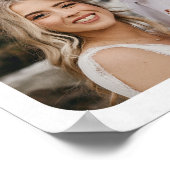 Poster Six Photo Collage Couple Mariage Anniversaire (Coin)