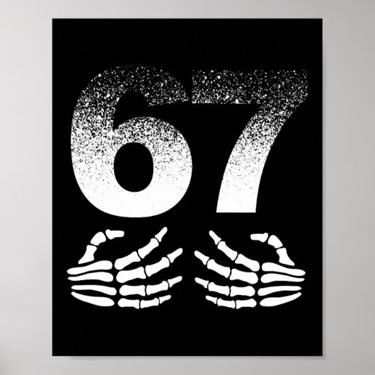 Poster Six Sept Génération Alpha Argot Mème Populaire Ten (Devant)