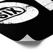 Poster Six Seven 67 Mème drôle (Coin)