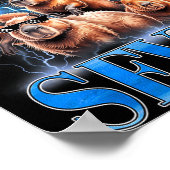 Poster Six Seven 67 Meme Funny Capybara Bootleg Graphic  (Coin)