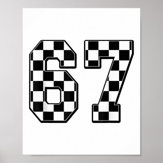 Poster Six Seven 67 Mème Numéro 67 (Devant)