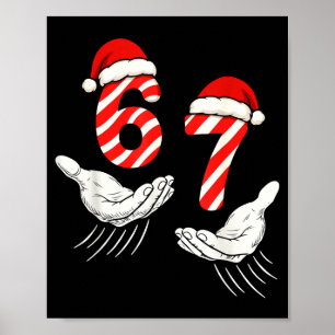Poster Six Seven 67 Noël 6 7 Enfants 67 Jeunes Garçons 6-
