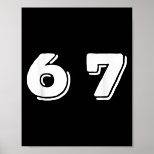 Poster Six Seven 6 7 Création de Mème _1