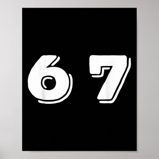 Poster Six Seven 6 7 Création de Mème _1 (Devant)