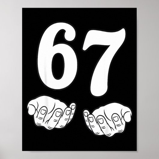 Poster Six Seven 6 7 Funny 67 Gen Alpha Slang 6 7 Meme Sc (Devant)