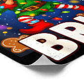 Poster Six Seven 6 7 Funny Bruh Christmas Dabbing Elf Mat (Coin)