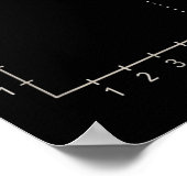 Poster Six Seven 6 7 Grille de Coordonnées Tracer Graphiq (Coin)