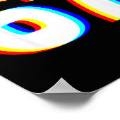 Poster Six Seven 6 7 Illusion Optique Edm (Coin)