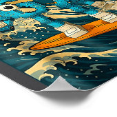 Poster Six Seven 6-7 Japanese Great Wave Off Kanagawa 67  (Coin)