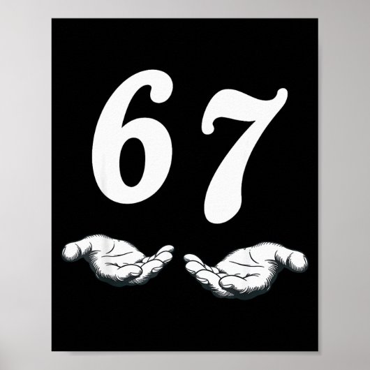 Poster Six Seven 6 7 Mème (Devant)