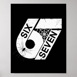 Poster Six Seven 6 7 Mème 6 7 Costume d'Halloween