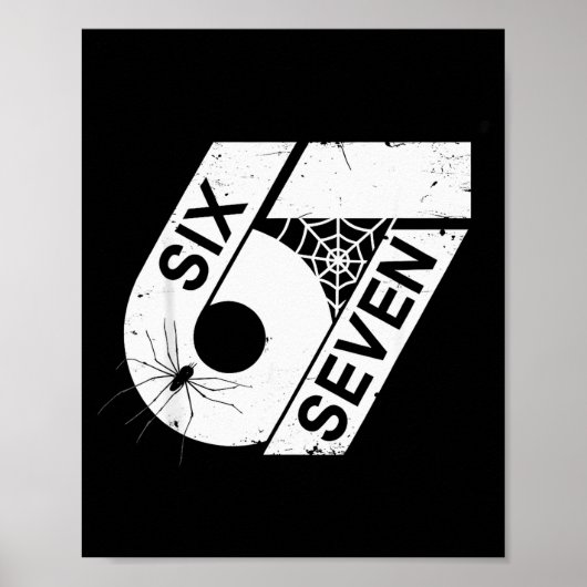 Poster Six Seven 6 7 Mème 6 7 Costume d'Halloween (Devant)