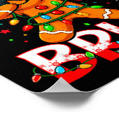 Poster Six Seven 6 7 Meme Dabbing Gingerbread Man Christm (Coin)