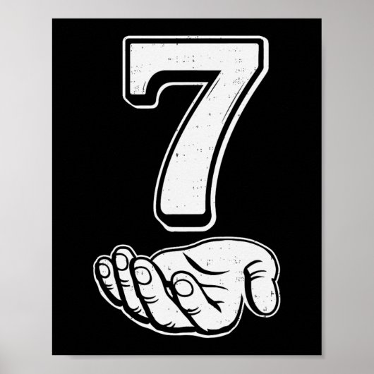 Poster Six Seven 6 7 Meme Gen Alpha Slang 6 7 Hands Coupl (Devant)