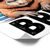 Poster Six Seven Bruh 6 7 Mème Drôle Capybara 6 7 (Coin)