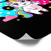 Poster Six Seven Bruh Dabbing Licorne 6 7 Mème 7e Anniver (Coin)