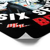 Poster Six Seven Bruh Funny Checkered Cool Santa Claus Ro (Coin)