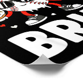Poster Six Seven Bruh Saint-Valentin Baseball Enfants 67 (Coin)