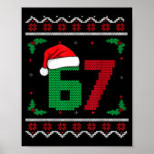 Poster Six Seven Christmas 6 7 Ugly Christmas Sweater (Devant)