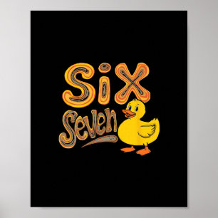 Poster Six Seven Croisière Canard Mème Quelle Qu'elle Rép