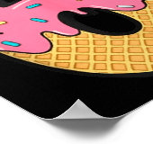Poster Six Seven Ice Cream 67 Fun Mason Mème Facile Hallo (Coin)