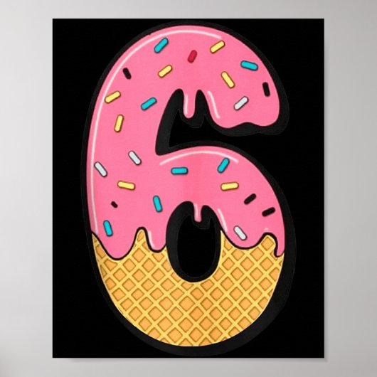 Poster Six Seven Ice Cream 67 Fun Mason Mème Facile Hallo (Devant)