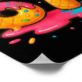 Poster Six Seven Ice Cream Drip Cool Meme 67 Funny Number (Coin)