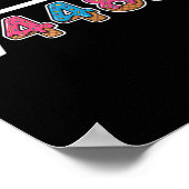 Poster Six Seven Ice Cream Drip Cool Meme 67 Funny Square (Coin)