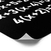 Poster Six Seven Meme Math Algebra Pun Solve For X 67 Bra (Coin)