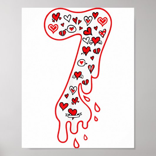 Poster Six Seven Mème Numéro 7 Couples Correspondants Sai (Devant)
