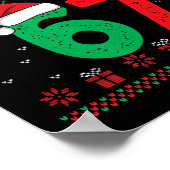 Poster Six Seven Noël 6 7 Sweat de Noël démodé (Coin)