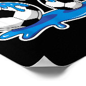 Poster Six Seven Soccer Ice Cream Drip Funny Design  (Coin)