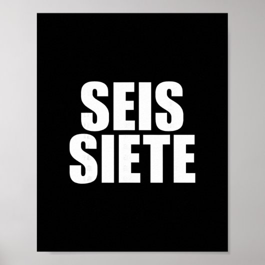 Poster Six Seven Spanish  (Devant)