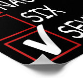 Poster Six Seven Tendance 67 Argot Gen Alpha (Coin)