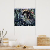 Poster Six-winged Seraphim (Azrael) by Mikhail Vrubel (Cuisine)