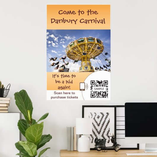 Poster Sjabloon Carnaval (Thuiskantoor)