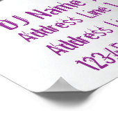 Poster Sjabloon Dance (Hoek)