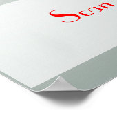 Poster Sjabloon Nail Salon (Hoek)