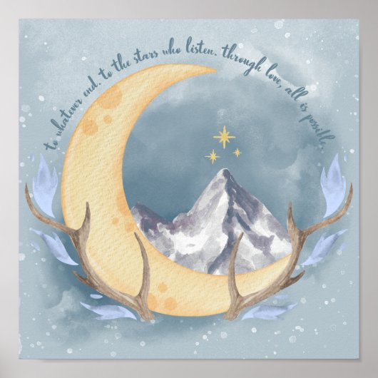 Poster SJMverse ACOTAR, Trône de verre, Crescent City (Devant)