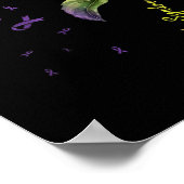 Poster Sjogren's Syndrome Awareness Sunflower (Coin)