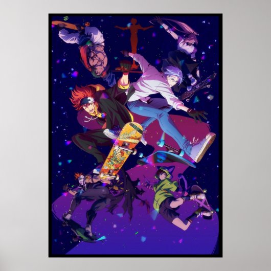 Poster SK8 Les caractères d'infini (Devant)