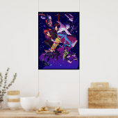 Poster SK8 Les caractères d'infini (Cuisine)