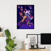 Poster SK8 Les caractères d'infini (Bureau à domicile)