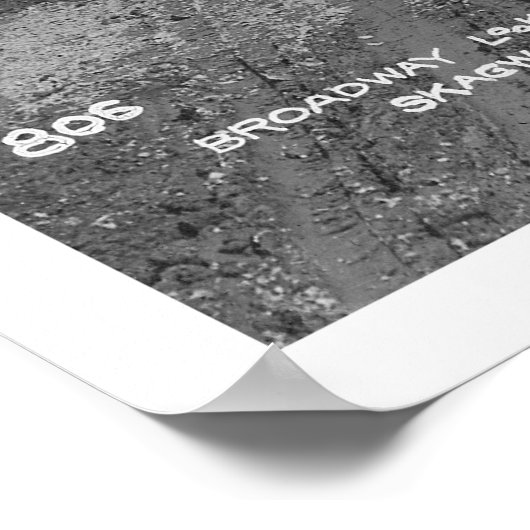 Poster Skagway Alaska Broadway 1918 (Coin)